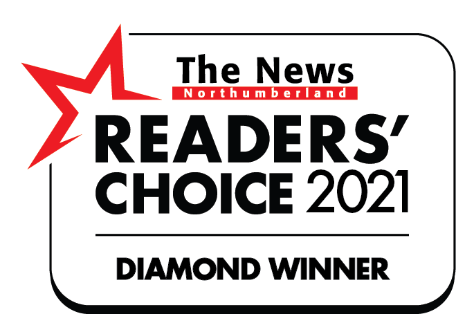 Best Foot Care Specialist and Podiatrist cobourg northumberland readers choice award 2021 badge